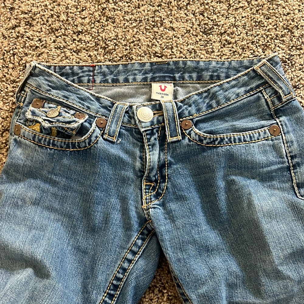 Low Rise True Religion Jeans